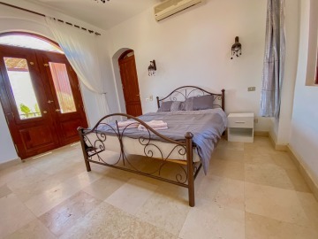 Master bedroom with double bed