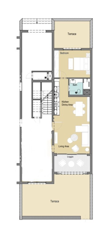 layout from the apartment