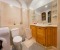 Big bathroom with showe and washing machine