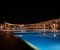 Pool vew at night 