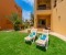 Terrace with sun loungers