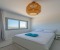 Master bedroom with attached bathroom