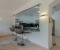 Bar counter with bar stools