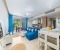 Open living and dining area with kitchen
