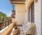 Comfortable sitting area on the balcony