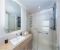 En-suite bathroom with large shower 