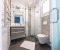 Modern bathroom with large shower 