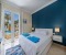 Bed room with pool view