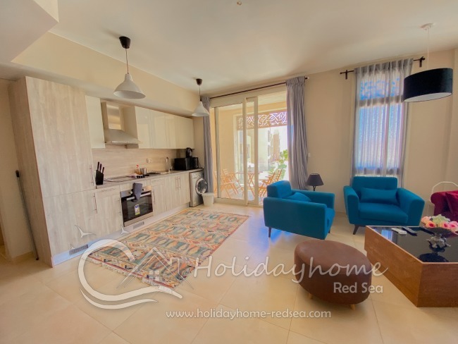 Living room with access to balcony