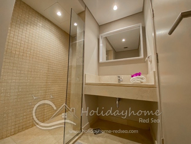 Master bathroom with shower