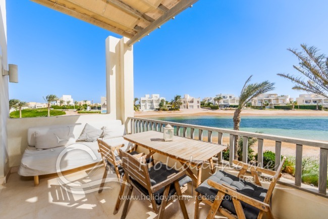 Balcony in front of living room