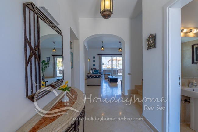 Entry and guest bathroom