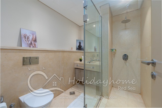 En suite bathroom to bedroom 1